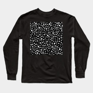 Black and White Inverted Spots Long Sleeve T-Shirt